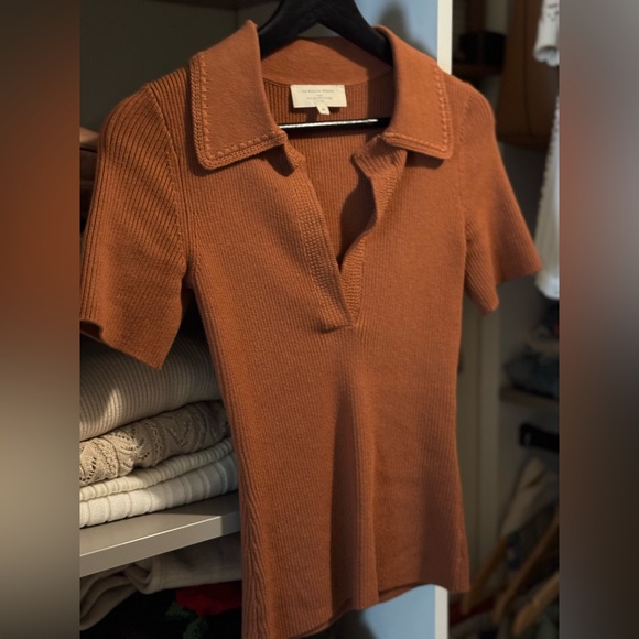 NWT. Sezane Eloy Jumper in Camel - Picture 4 of 6